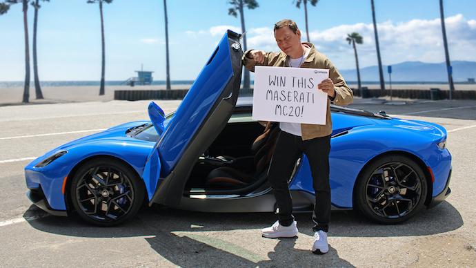 TiÃ«stoÂ is Giving Away a Brand New Maserati MC20 in Support of the Children’s Hospital of LA